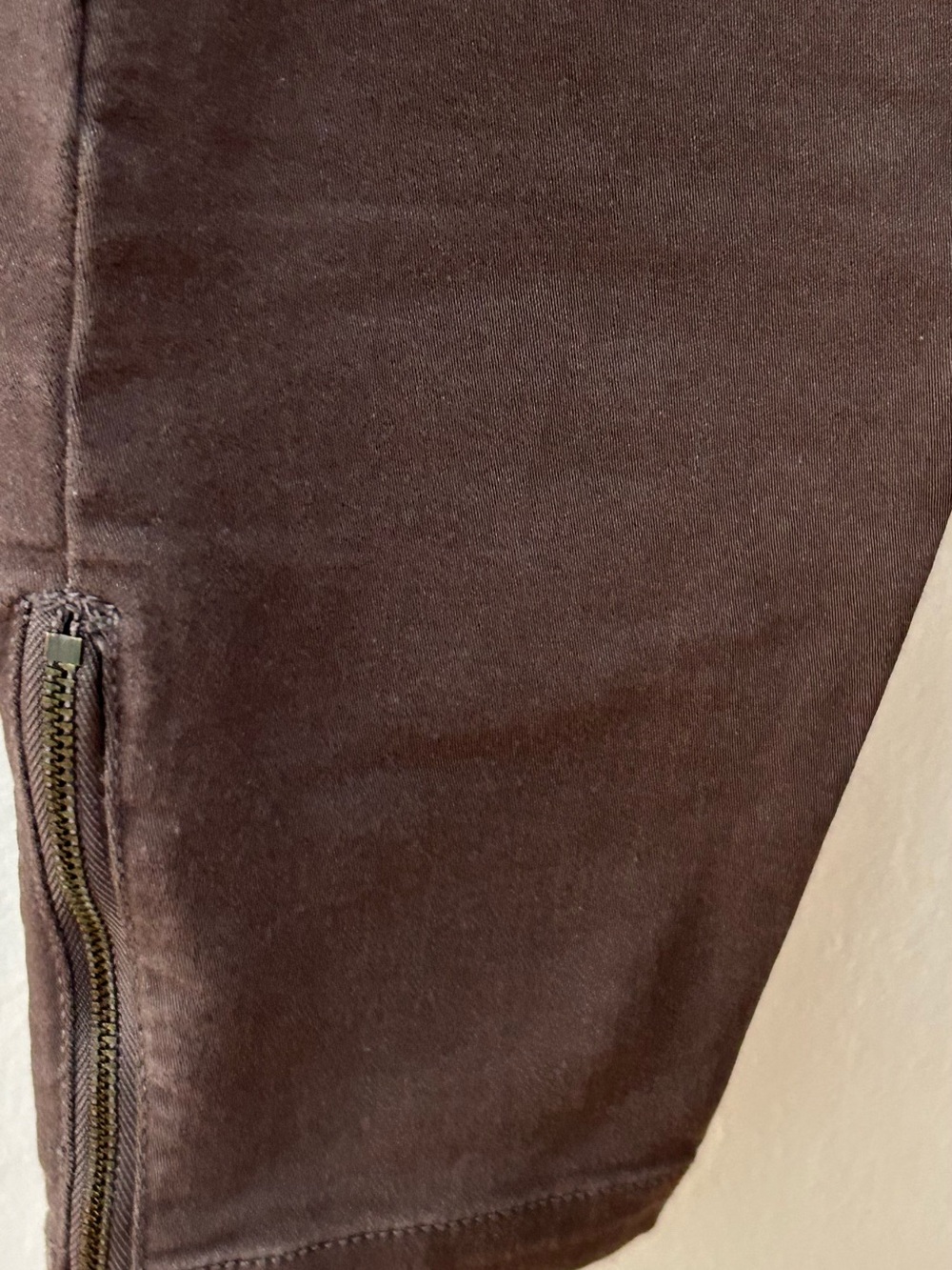 Knox Rose Chocolate Brown Zip-Front Pants size 8 - Picture 6 of 7